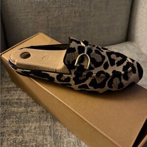 Rothy's Leopard Print Mules, New Never Worn.